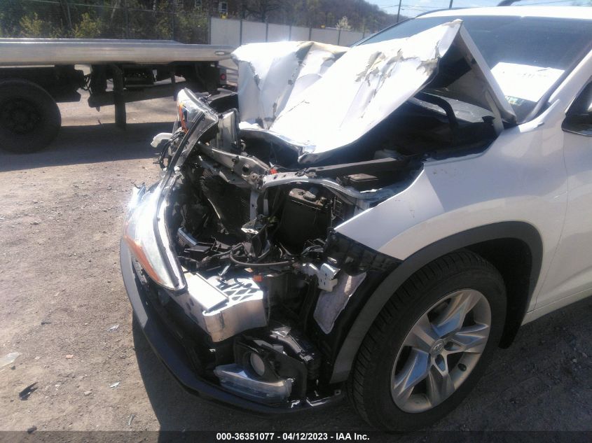2015 TOYOTA HIGHLANDER LIMITED - 5TDDKRFH6FS215076
