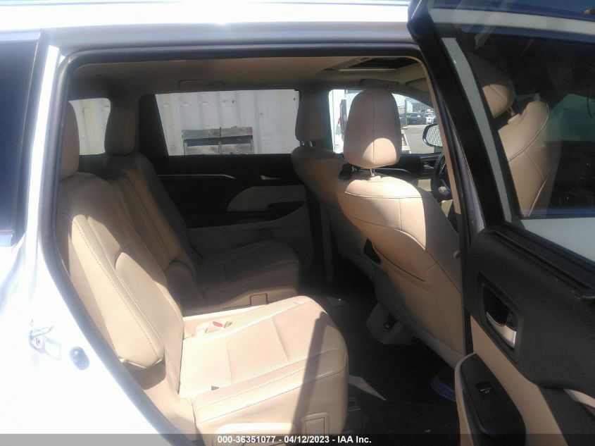 2015 TOYOTA HIGHLANDER LIMITED - 5TDDKRFH6FS215076