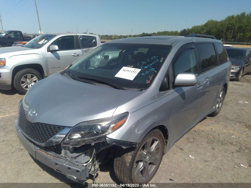 2017 TOYOTA SIENNA SE - 5TDXZ3DC8HS868489