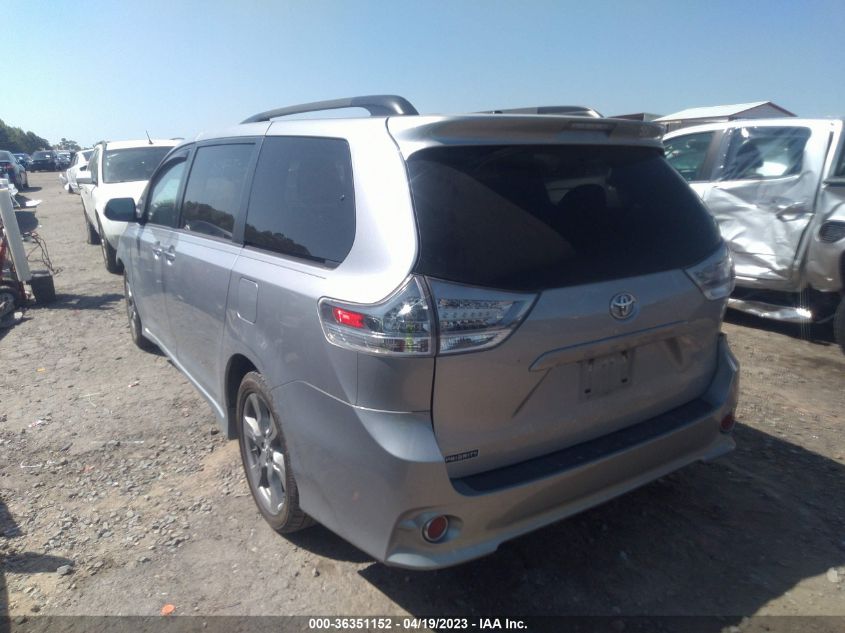 2017 TOYOTA SIENNA SE - 5TDXZ3DC8HS868489