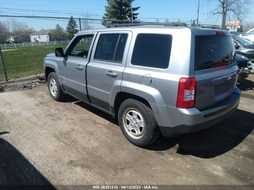 2016 JEEP PATRIOT SPORT - 1C4NJPBA7GD811153