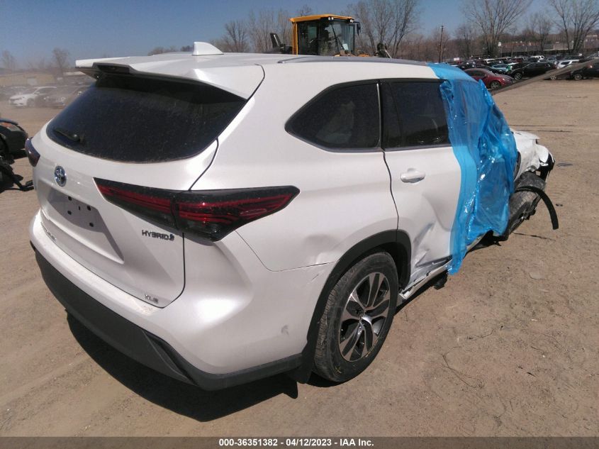 2022 TOYOTA HIGHLANDER HYBRID - 5TDGBRCH7NS558155