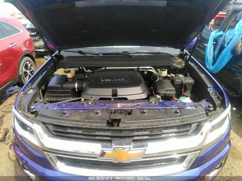 2016 CHEVROLET COLORADO 2WD LT - 1GCGSCE34G1233039