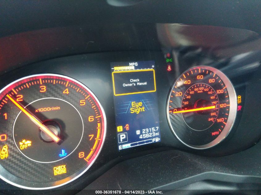 2019 SUBARU IMPREZA SPORT - 4S3GKAM69K3622305