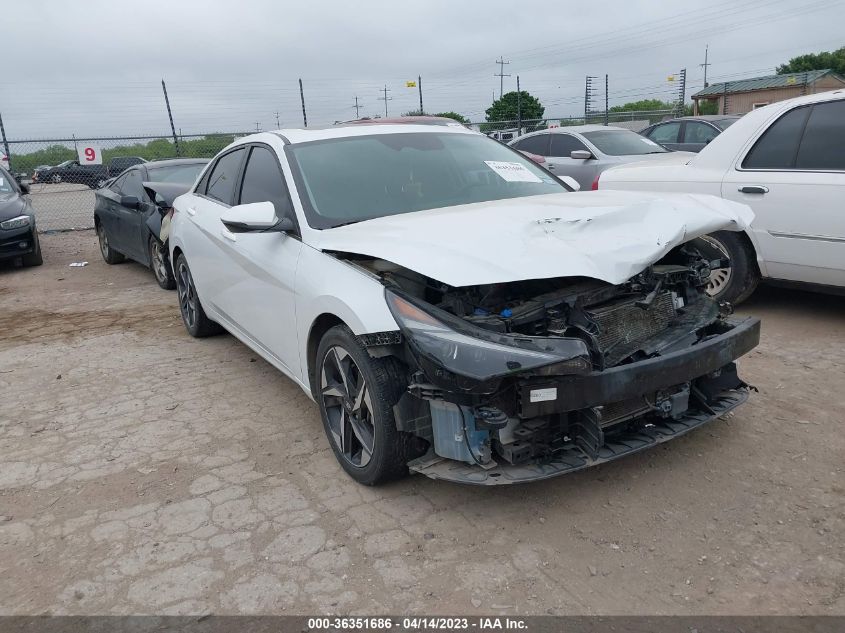 2021 HYUNDAI ELANTRA LIMITED - 5NPLP4AG5MH028137