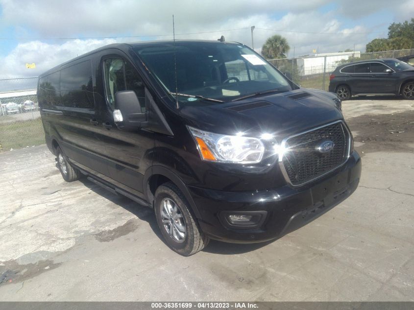 1FBAX2Y82MKA33134 FORD TRANSIT PASSENGER WAGON XLT 2021