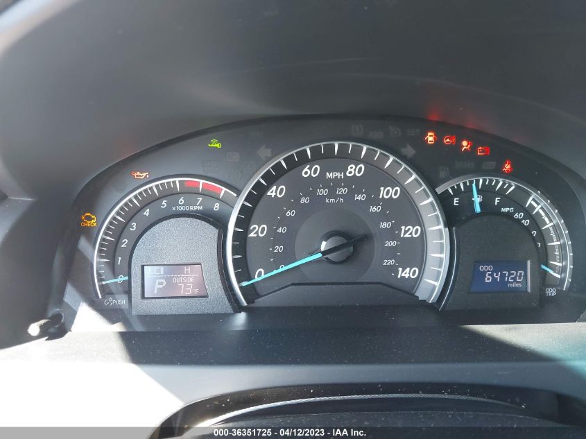 2014 TOYOTA CAMRY L/LE/XLE/SE/SE SPORT - 4T1BF1FK0EU780034