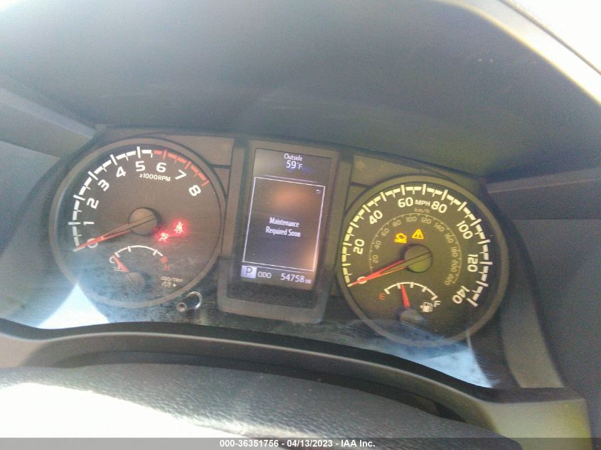 2018 TOYOTA TACOMA SR/SR5 - 5TFAX5GN1JX110238