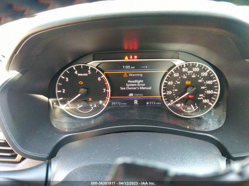 2019 NISSAN ALTIMA 2.0 SR - 1N4AL4CV1KC230003