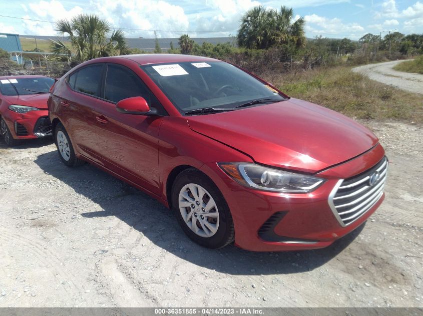 2017 HYUNDAI ELANTRA SE - 5NPD74LF4HH081085