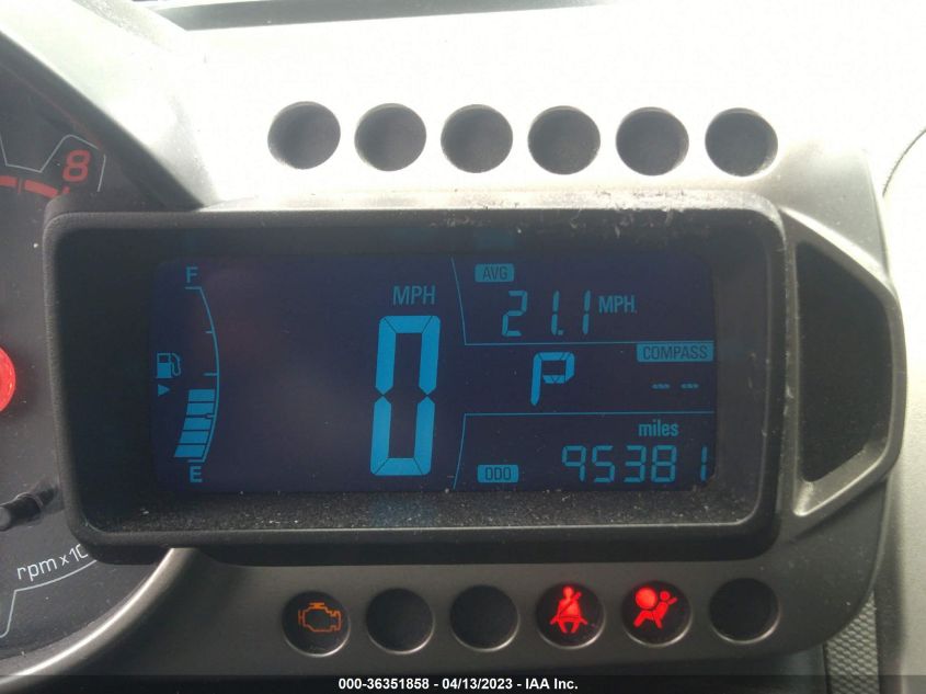 2016 CHEVROLET SONIC LT - 1G1JC5SH5G4121629