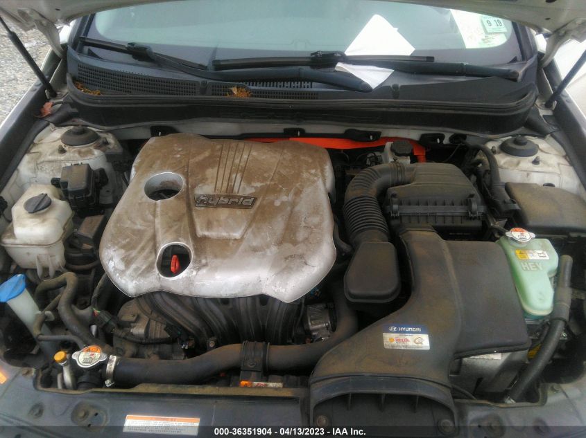 2014 HYUNDAI SONATA HYBRID LIMITED - KMHEC4A49EA105834