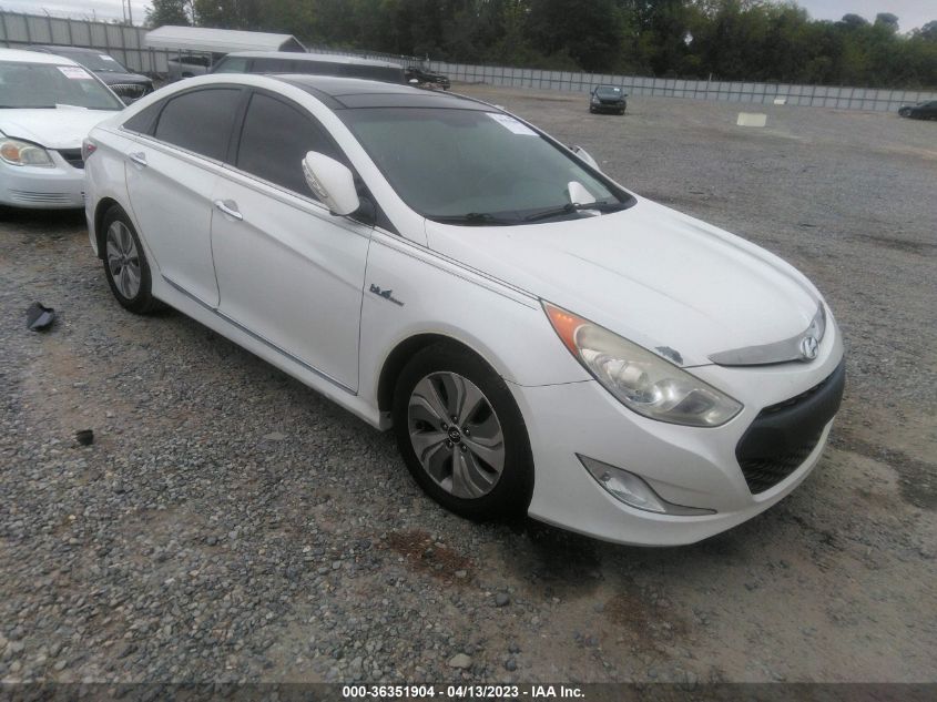 2014 HYUNDAI SONATA HYBRID LIMITED - KMHEC4A49EA105834
