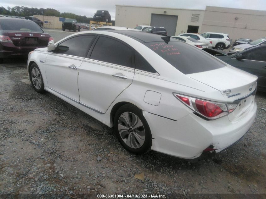 2014 HYUNDAI SONATA HYBRID LIMITED - KMHEC4A49EA105834