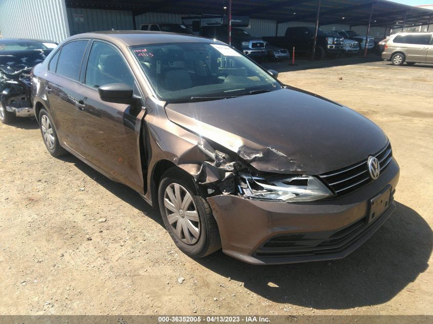 2015 VOLKSWAGEN JETTA SEDAN 2.0L S W/TECHNOLOGY - 3VW2K7AJ7FM273233