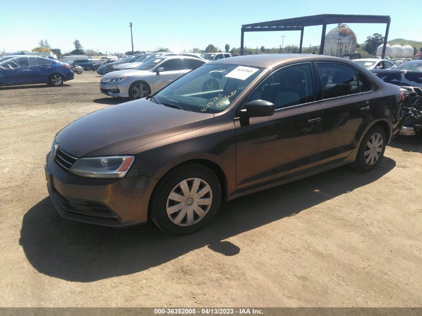 2015 VOLKSWAGEN JETTA SEDAN 2.0L S W/TECHNOLOGY - 3VW2K7AJ7FM273233