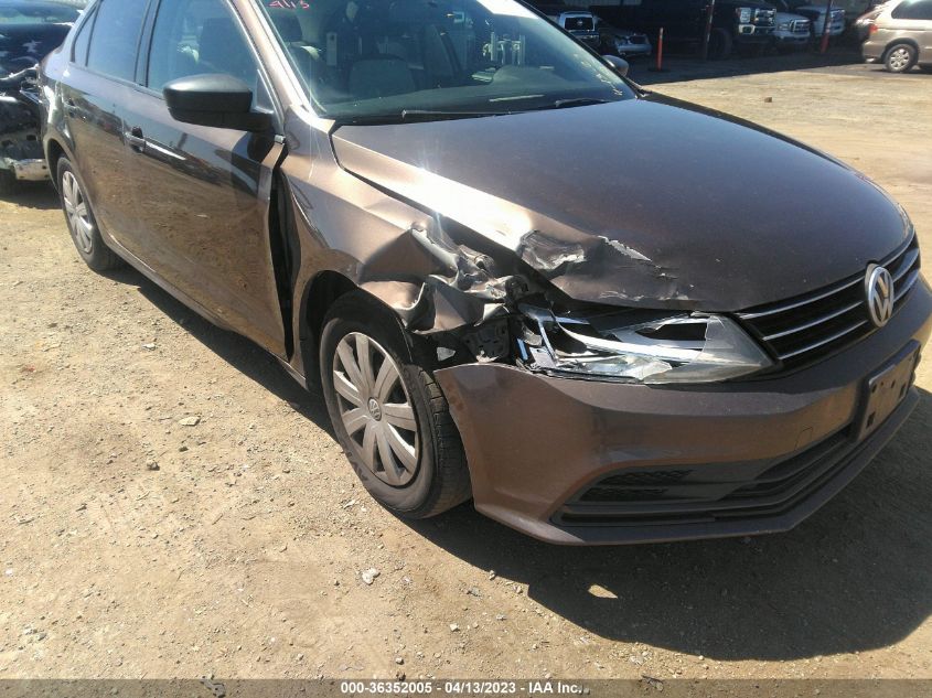 2015 VOLKSWAGEN JETTA SEDAN 2.0L S W/TECHNOLOGY - 3VW2K7AJ7FM273233