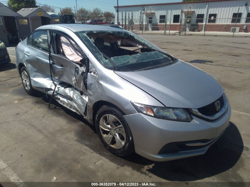 2013 HONDA CIVIC SDN LX - 19XFB2F55DE005002