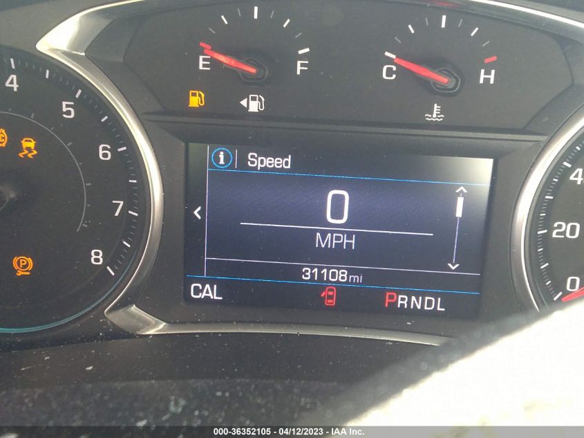 2021 CHEVROLET EQUINOX LT - 2GNAXUEV2M6100939