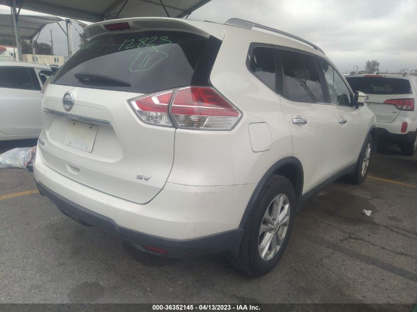 2016 NISSAN ROGUE SV - KNMAT2MT5GP684556
