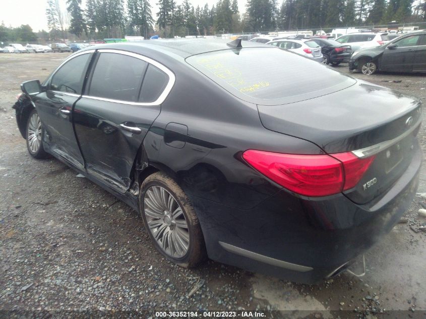 2015 KIA K900 PREMIUM KNALU4D48F6024300