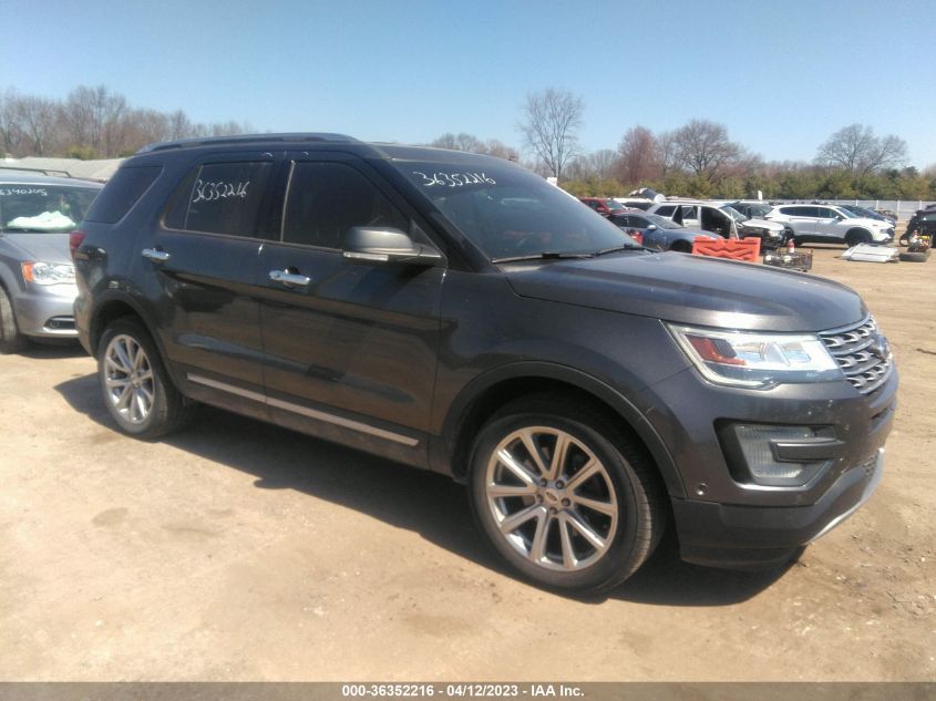 2017 FORD EXPLORER LIMITED - 1FM5K8FHXHGB01041