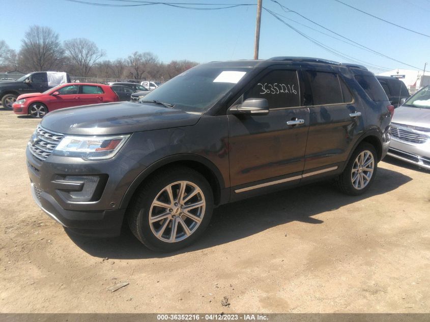 2017 FORD EXPLORER LIMITED - 1FM5K8FHXHGB01041