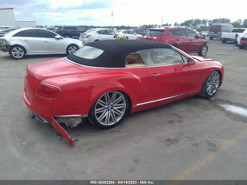 2014 BENTLEY CONTINENTAL GT SPEED SCBGC3ZA2EC041077