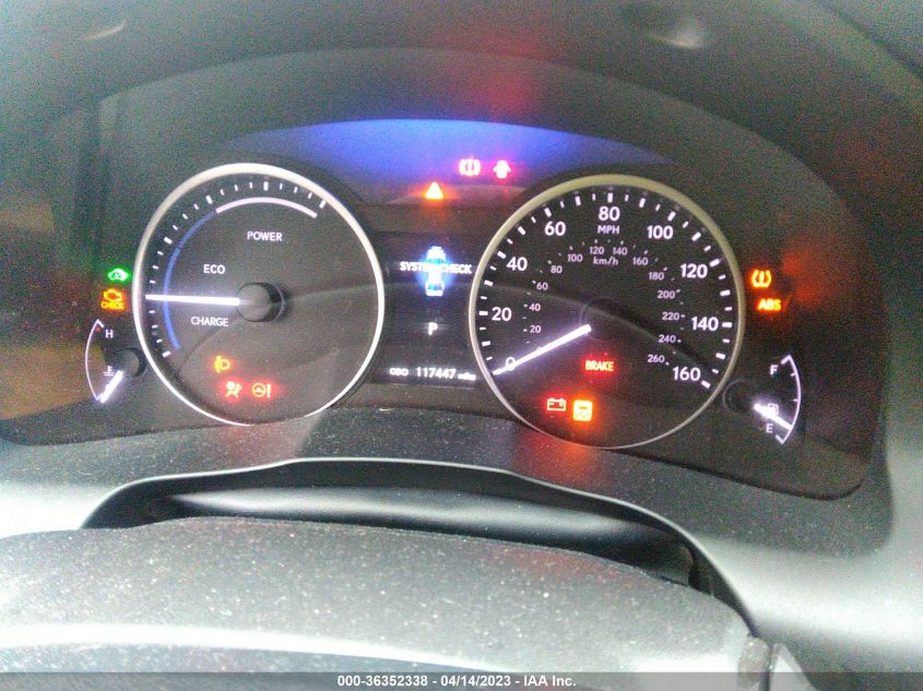 2015 LEXUS ES 300H HYBRID JTHBW1GG5F2085686