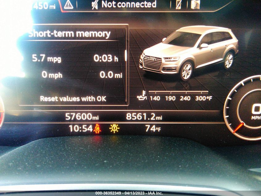 2019 AUDI Q7 PRESTIGE - WA1VAAF71KD020891