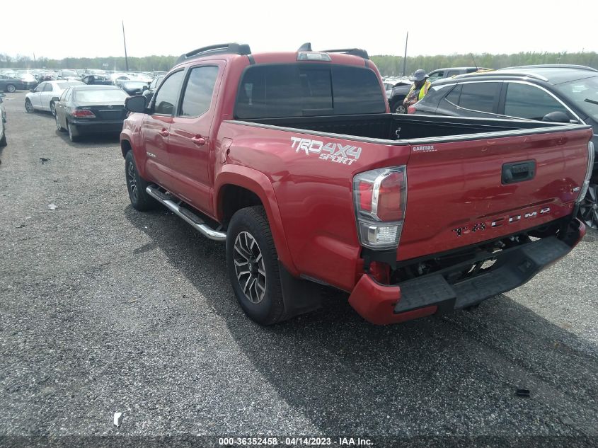 2022 TOYOTA TACOMA 4WD SR/SR5/TRD SPORT - 3TMCZ5AN5NM470555