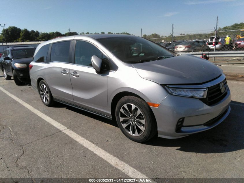 2021 HONDA ODYSSEY EX-L - 5FNRL6H77MB044703