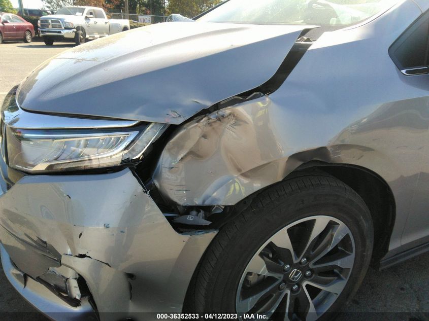 2021 HONDA ODYSSEY EX-L - 5FNRL6H77MB044703