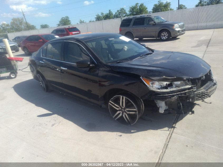 2016 HONDA ACCORD SEDAN SPORT - 1HGCR2F5XGA205820
