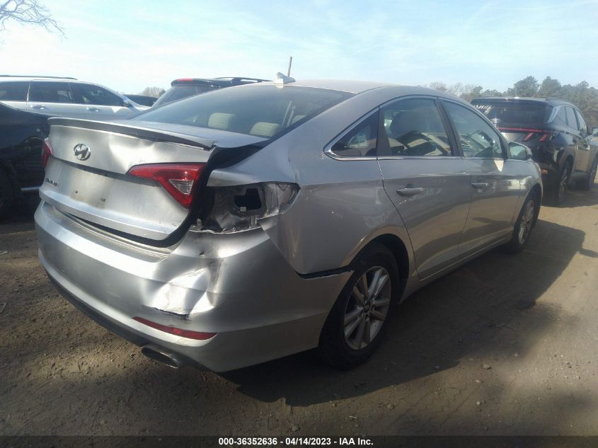 2015 HYUNDAI SONATA 2.4L SE - 5NPE24AF1FH011773