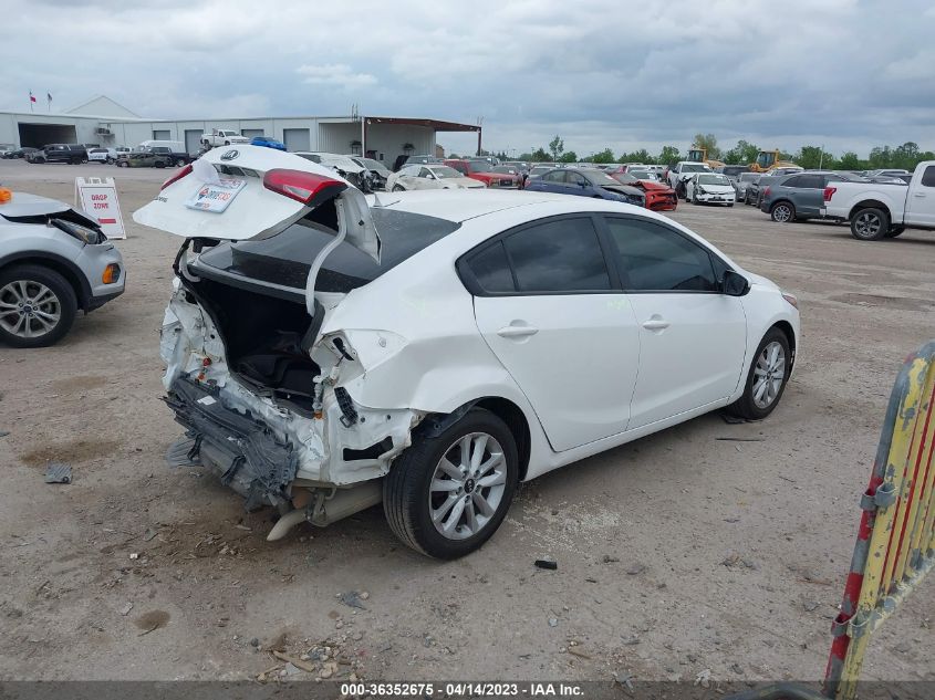 2017 KIA FORTE LX - 3KPFL4A74HE013678