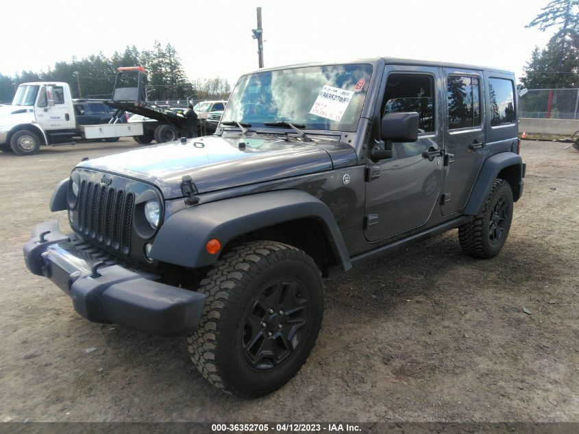 2016 JEEP WRANGLER UNLIMITED WILLYS WHEELER - 1C4BJWDG0GL235622