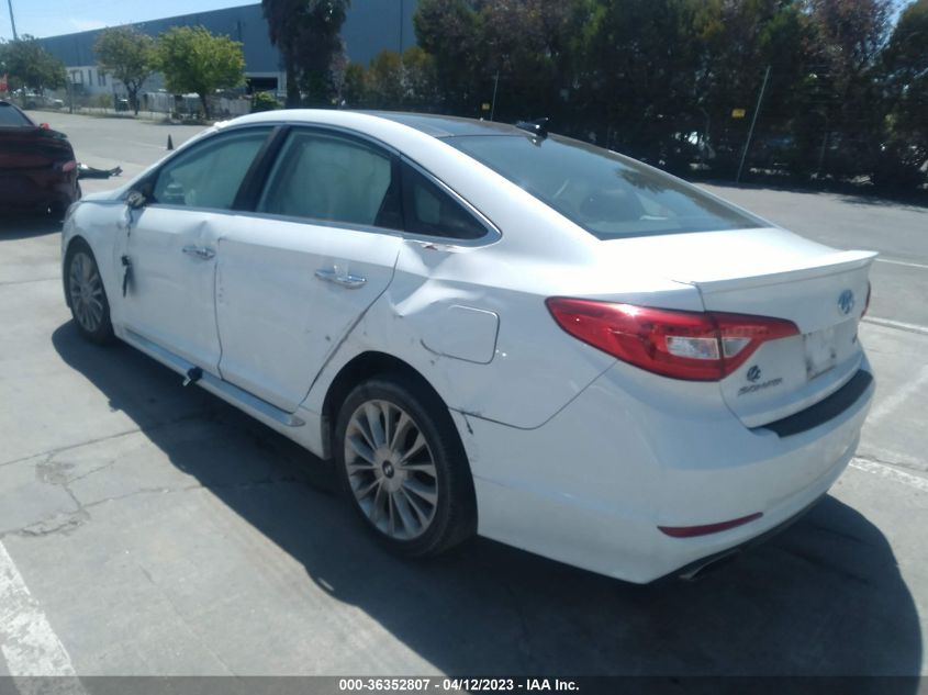 2015 HYUNDAI SONATA 2.4L LIMITED - 5NPE34AF1FH081772