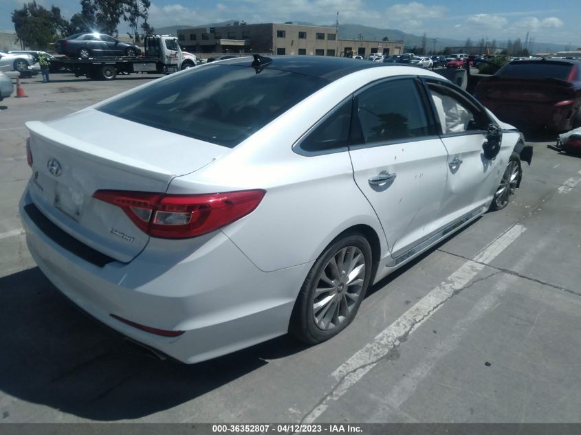 2015 HYUNDAI SONATA 2.4L LIMITED - 5NPE34AF1FH081772