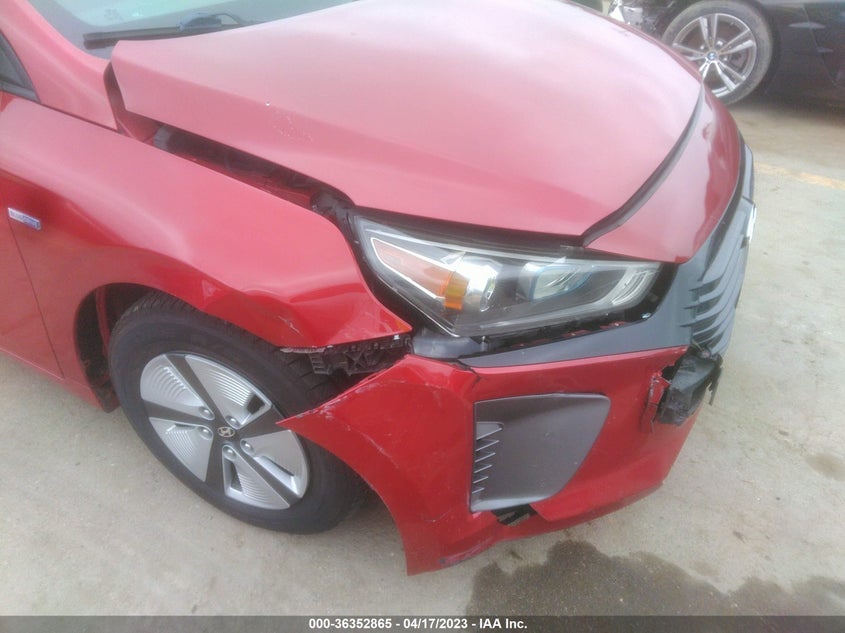 VIN KMHC65LC9KU167527 2019 HYUNDAI IONIQ HYBRID BLUE