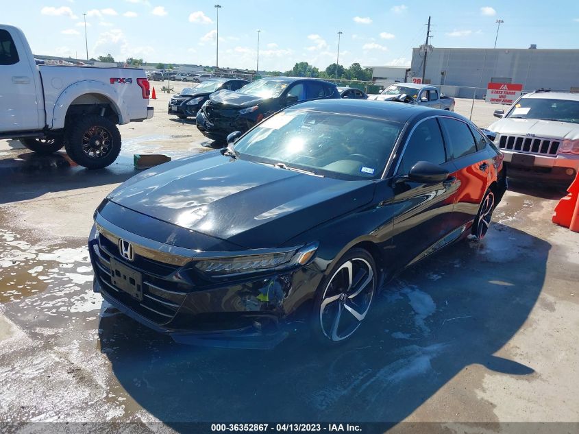 2021 HONDA ACCORD SEDAN SPORT - 1HGCV2F35MA030222