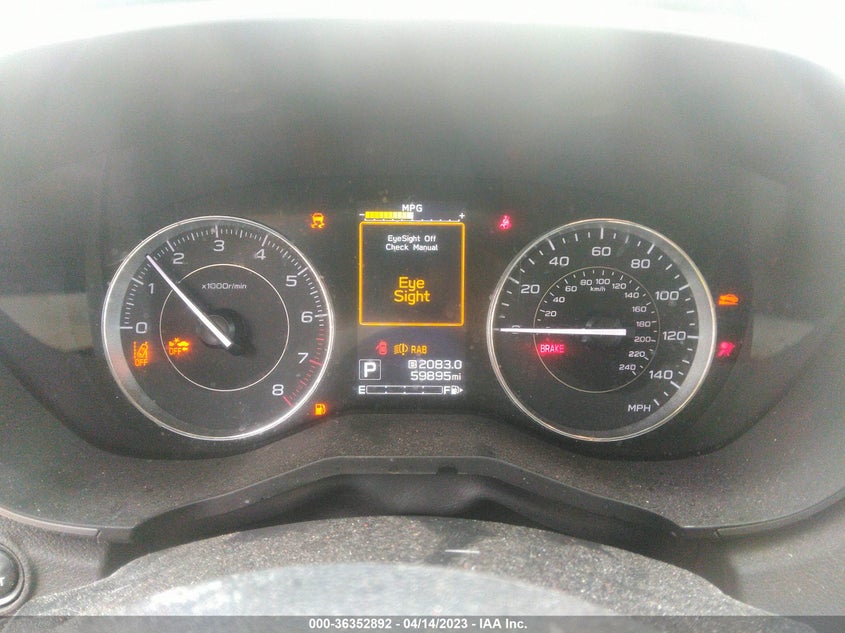 VIN 4S3GTAU6XK3758472 2019 SUBARU IMPREZA LIMITED