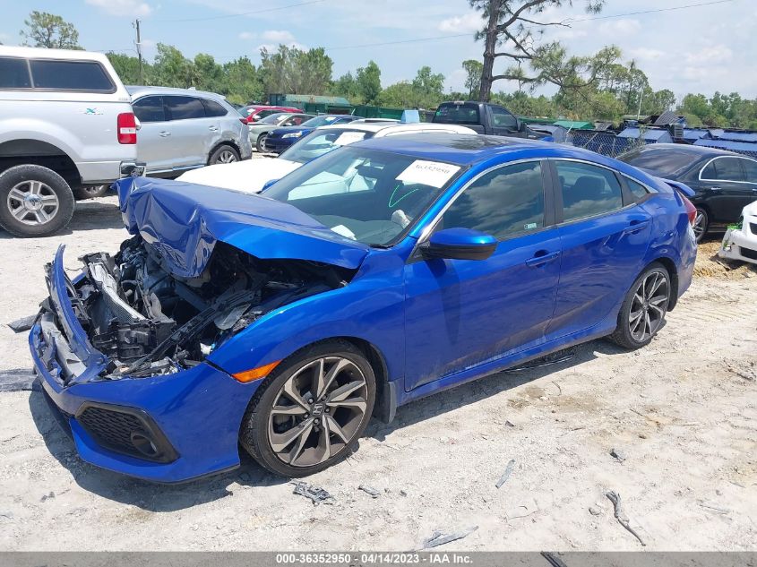 2018 HONDA CIVIC SI SEDAN 2HGFC1E54JH707872