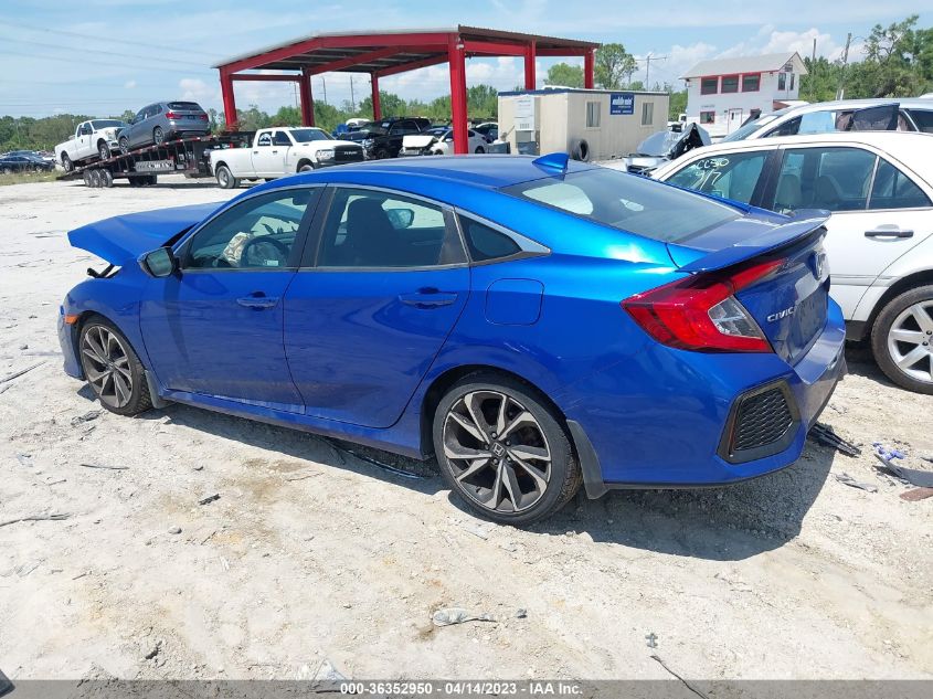 2018 HONDA CIVIC SI SEDAN 2HGFC1E54JH707872