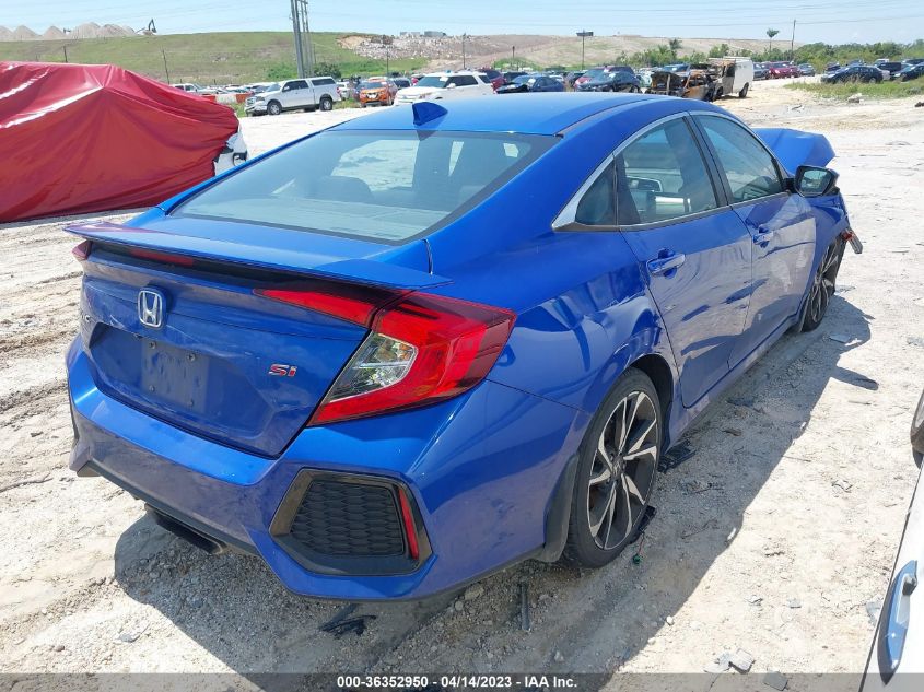 2018 HONDA CIVIC SI SEDAN 2HGFC1E54JH707872