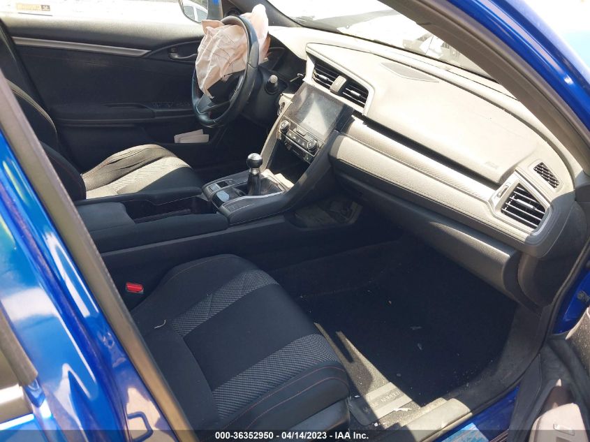 2018 HONDA CIVIC SI SEDAN 2HGFC1E54JH707872