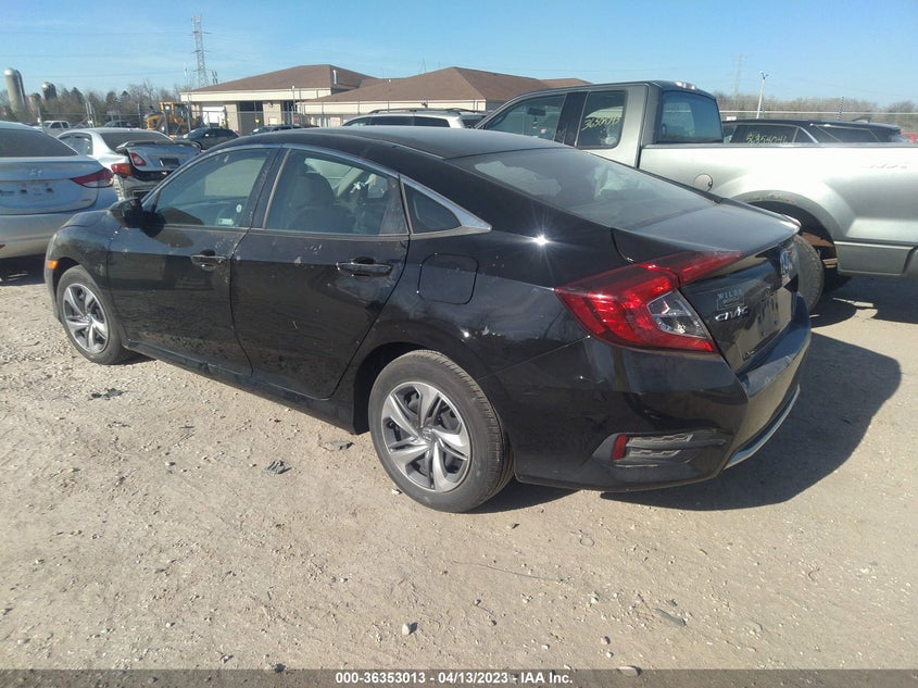 VIN 2HGFC2F66MH553604 2021 HONDA CIVIC SEDAN LX