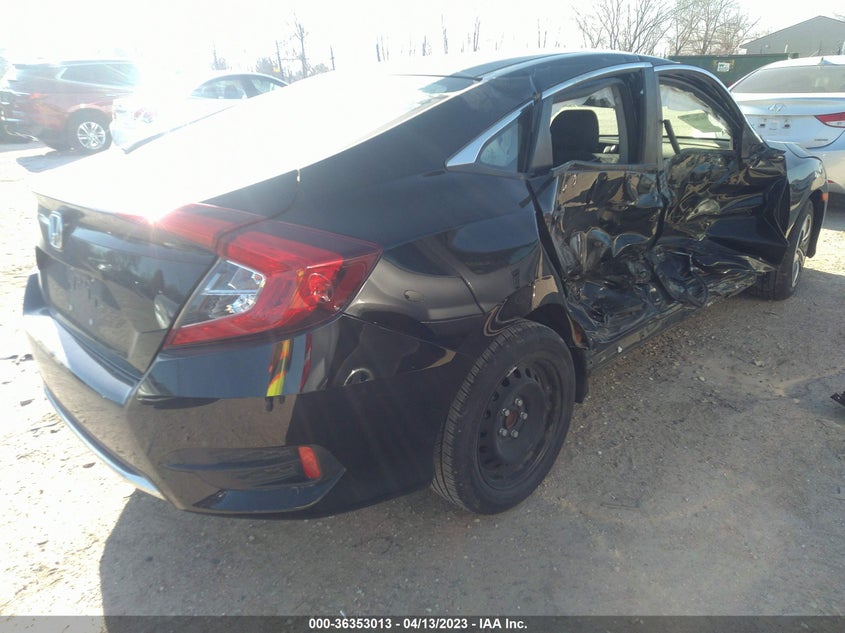 VIN 2HGFC2F66MH553604 2021 HONDA CIVIC SEDAN LX