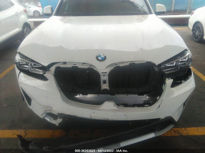 2022 BMW X3 SDRIVE30I - 5UX43DP03N9M07527