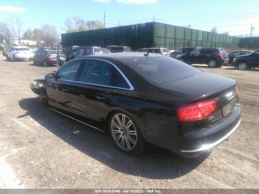 2013 AUDI A8 L 3.0L WAURGAFD1DN028009